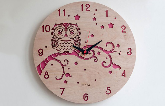 MDF Clocks Laser Cutting