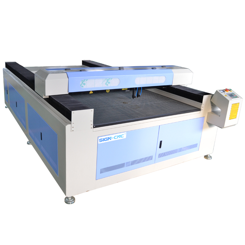 CO2 laser big size double heads machine high efficiency 