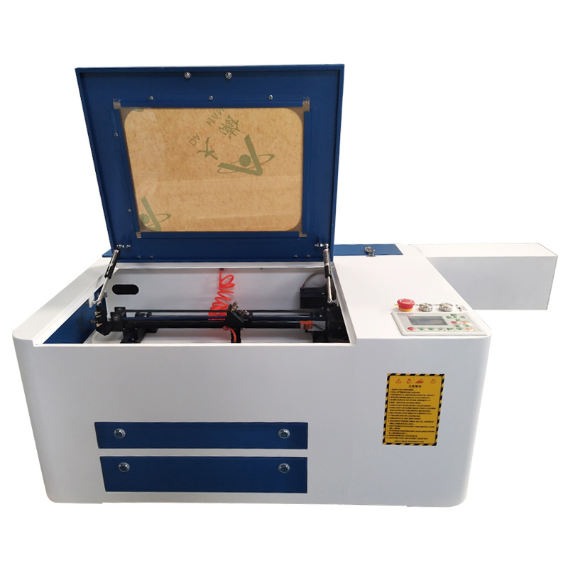 Mini CO2 laser engraving machine for rubber stamps small crafts