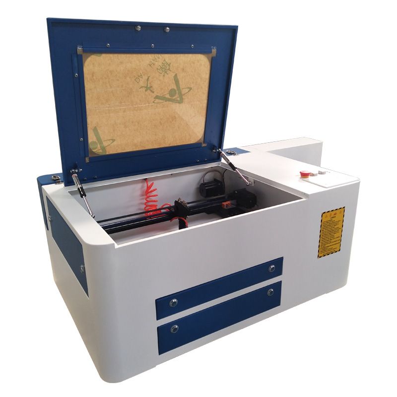 Mini CO2 laser engraving machine for rubber stamps small crafts