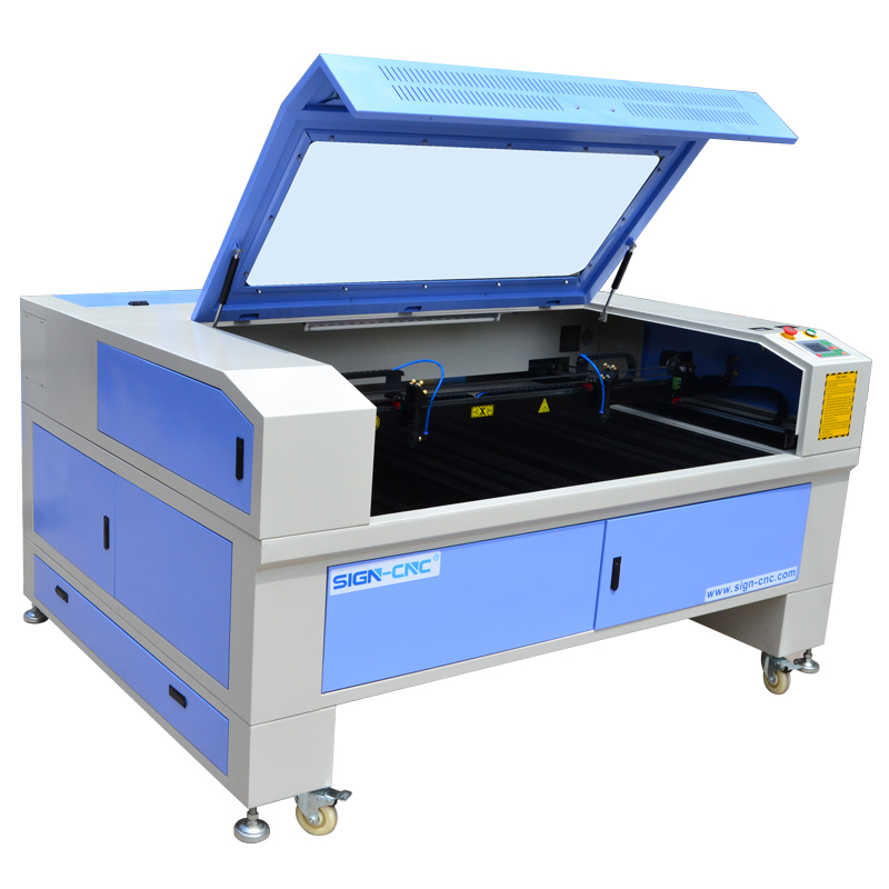 CO2 laser double heads machine high efficiency 