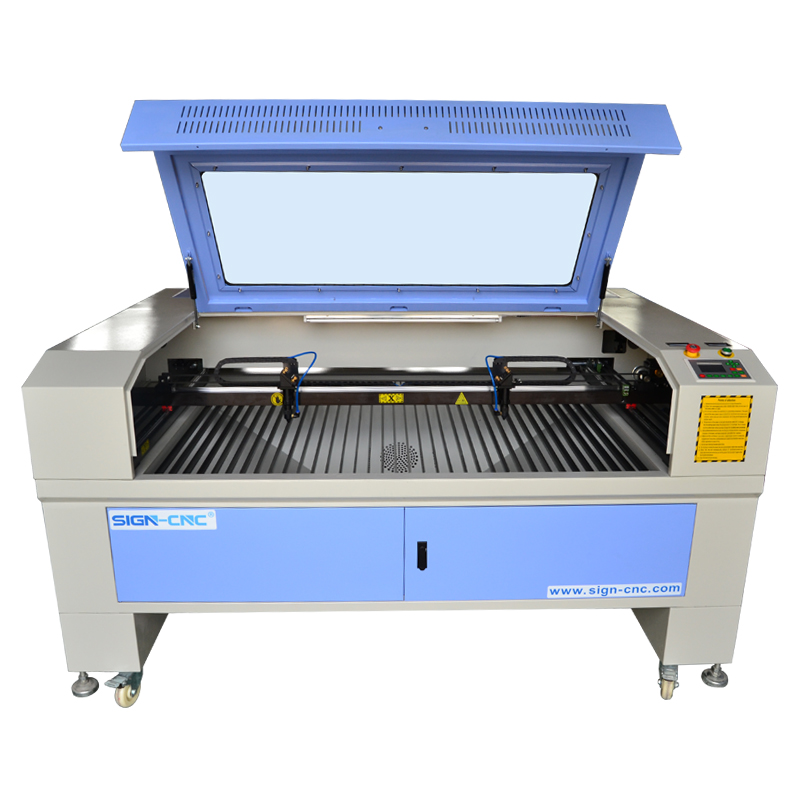 CO2 laser double heads machine high efficiency 