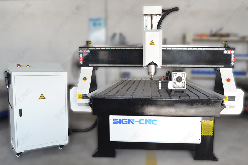 ACE 1325 4 axis CNC wood router machine for round materials