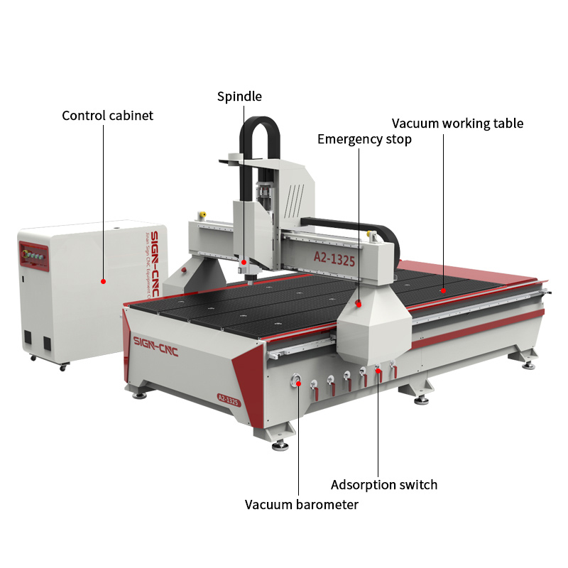 A2-1325 CNC router machine woodworking machine