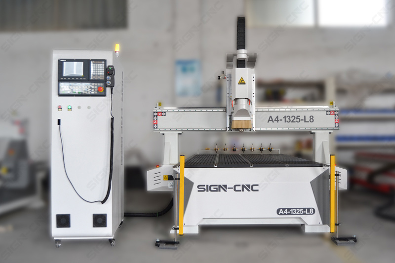 A4-1325-L8 ATC Wood cnc router machine for wood industries