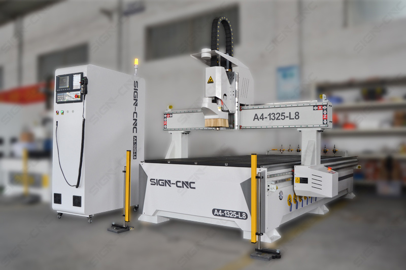 A4-1325-L8 ATC Wood cnc router machine for wood industries