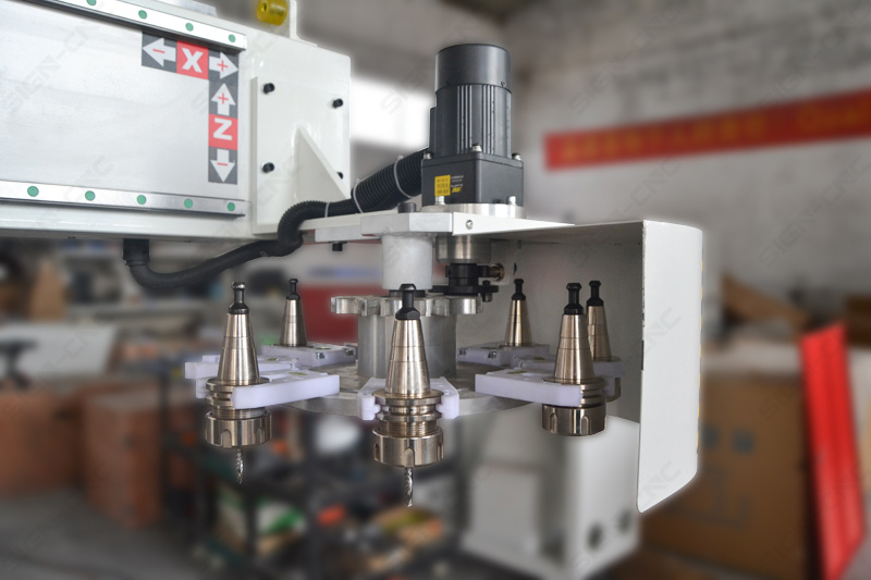 A8-2060-C8 ATC CNC Router Machine 4Axis Swing head for 3D Model