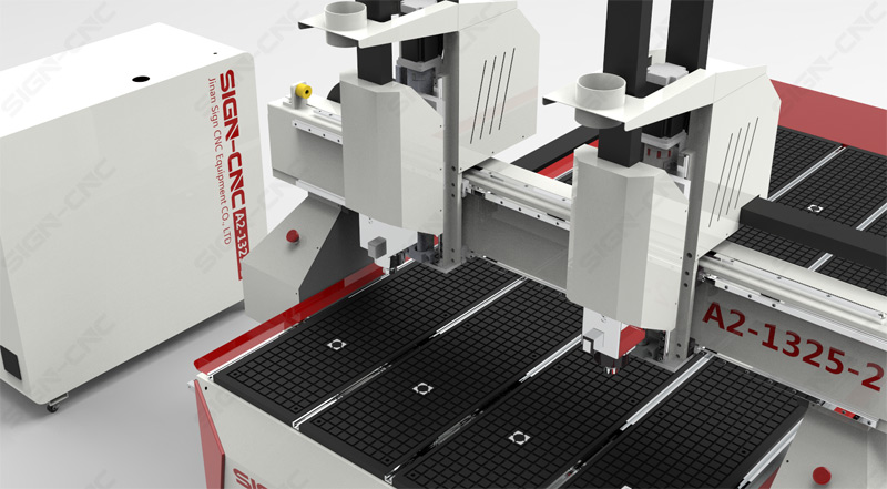 A2-1325-2Double head CNC router machine