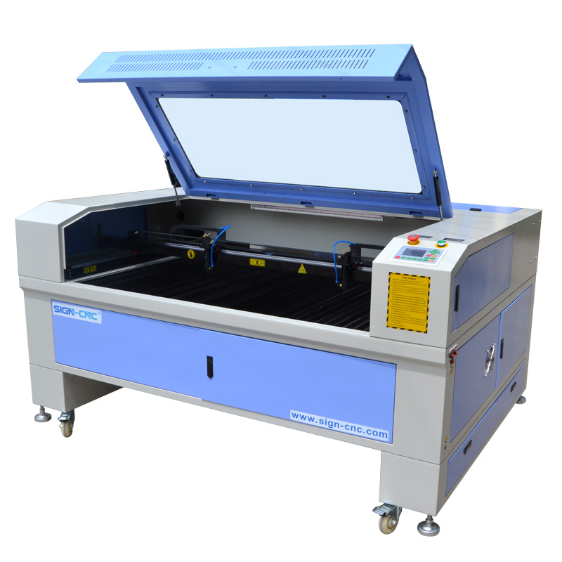 CO2 laser double heads machine high efficiency 