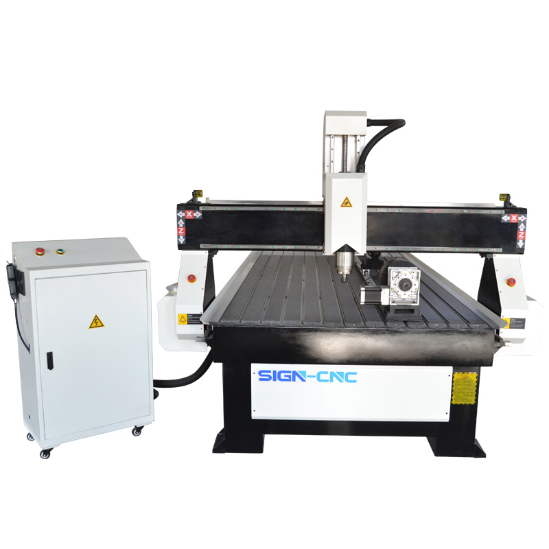 ACE 1325 4 axis CNC wood router machine for round materials 