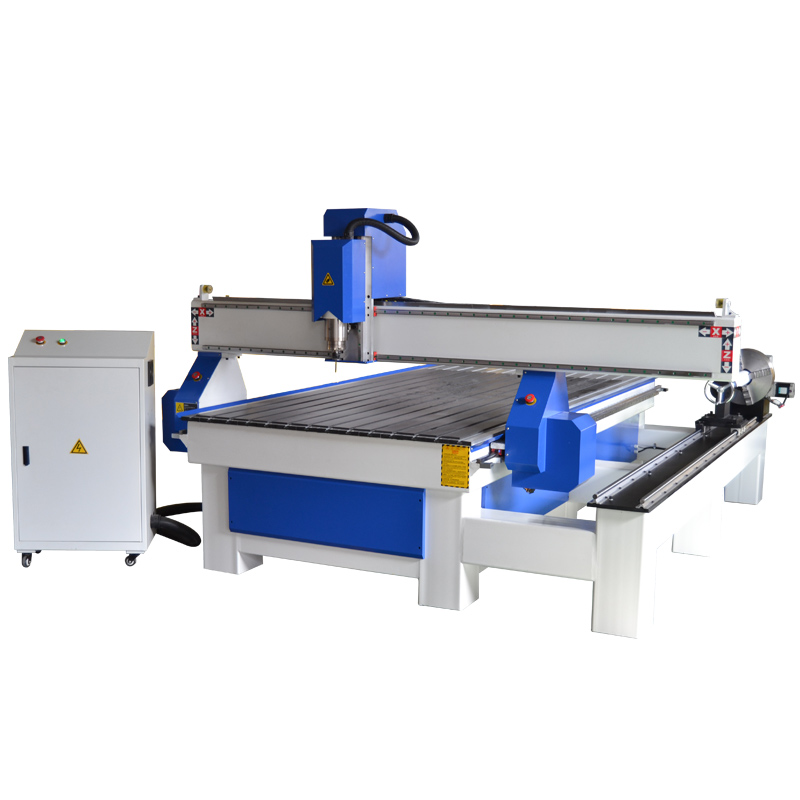 1325 CNC router with rotary wood processing machine