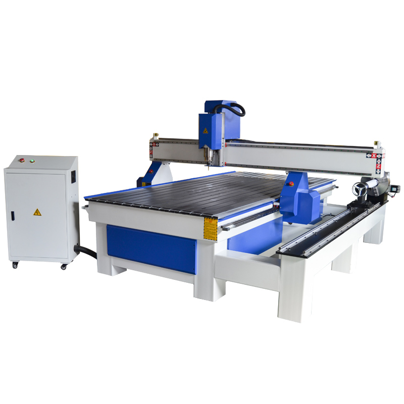 1325 CNC router with rotary wood processing machine