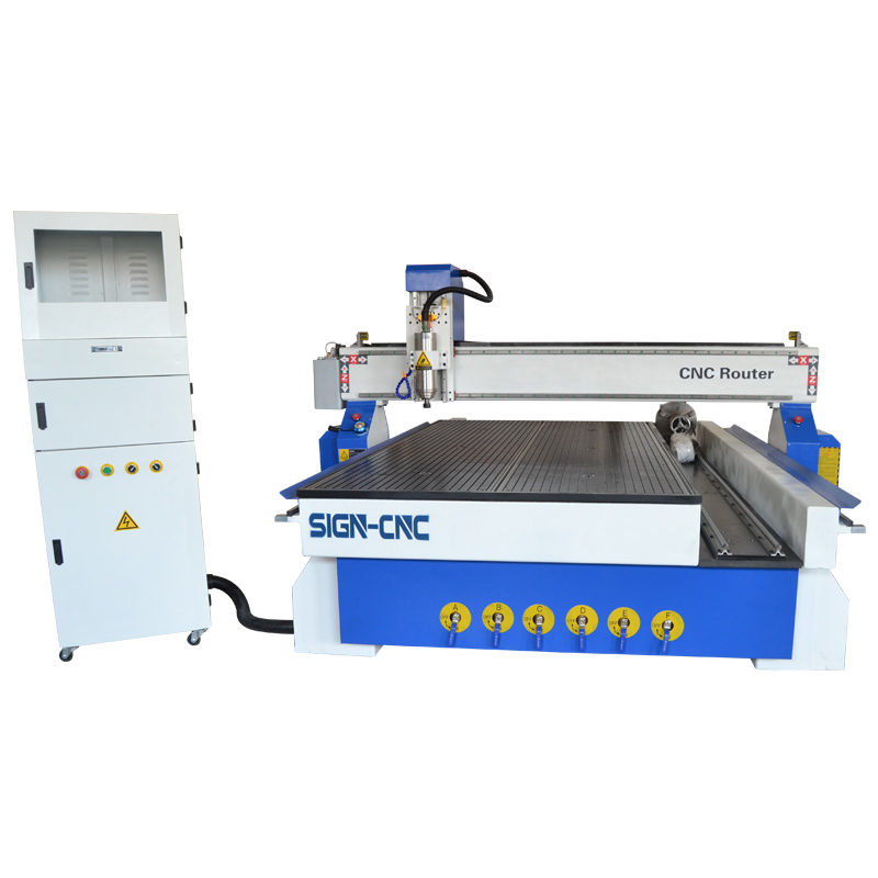 3D CNC Router with Rotary Axis 1325 Woorking Engraving Machine