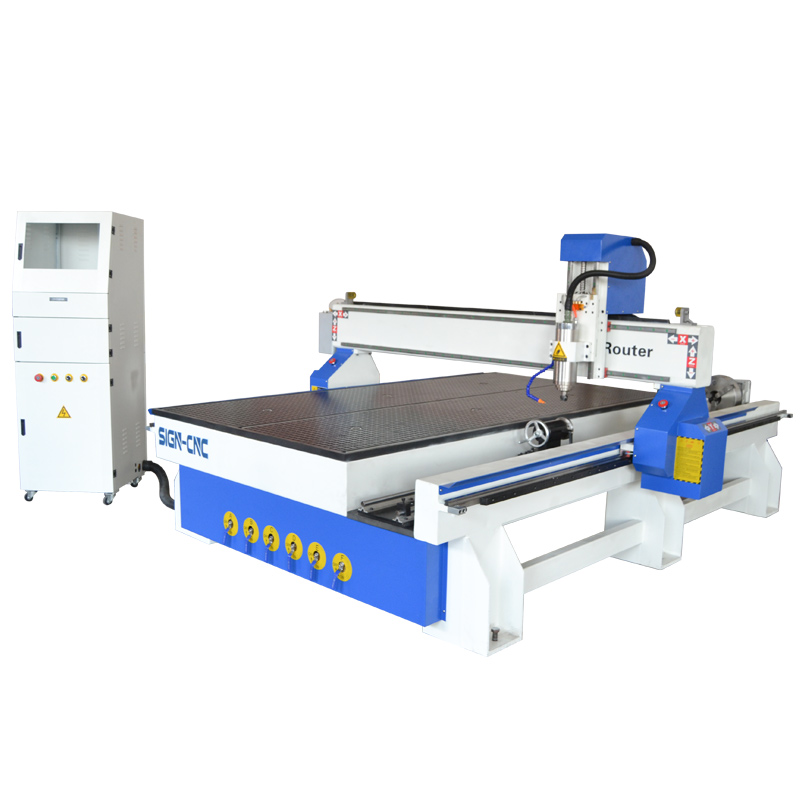 3D CNC Router with Rotary Axis 1325 Woorking Engraving Machine