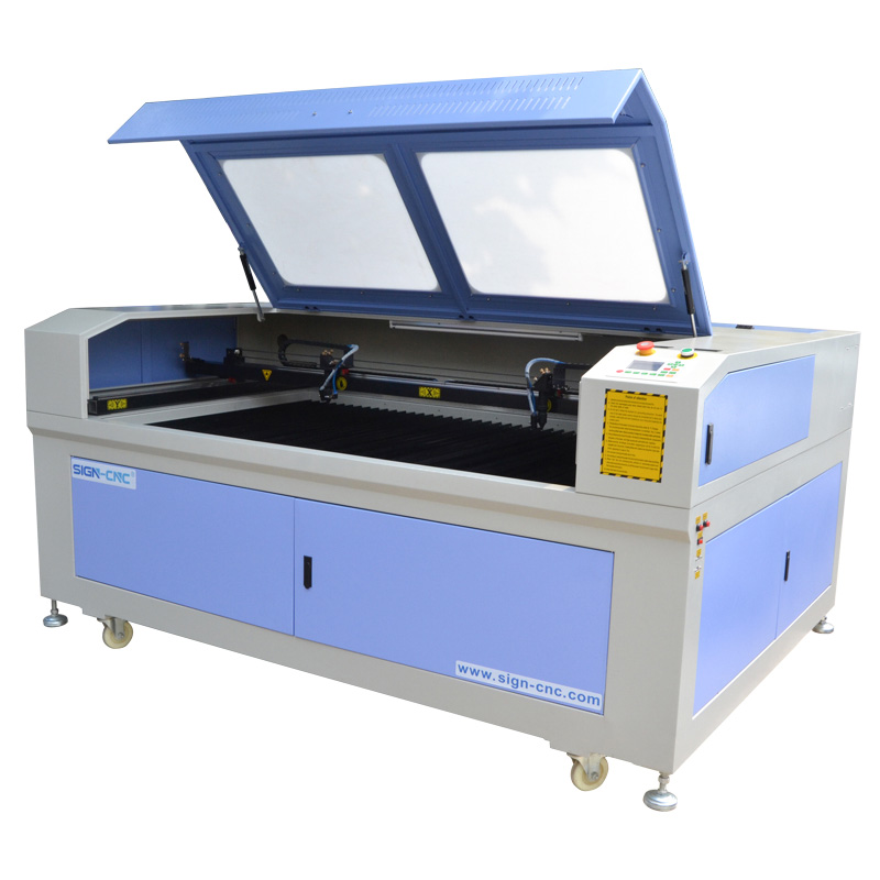 CO2 laser engraving and cutting machine 1610 double heads