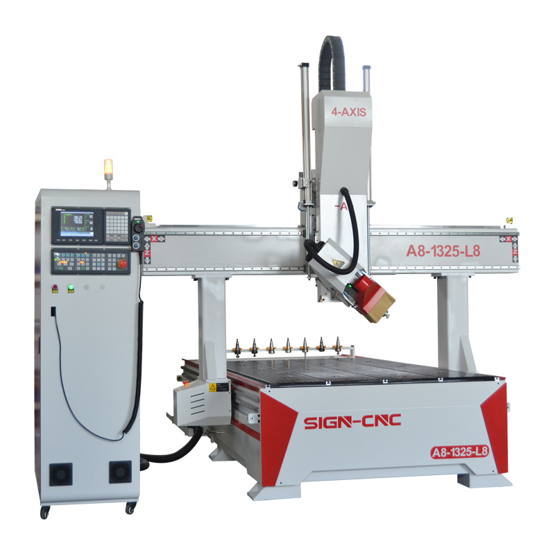 ACE-1325 ATC CNC Router Machine 4Axis Swing head