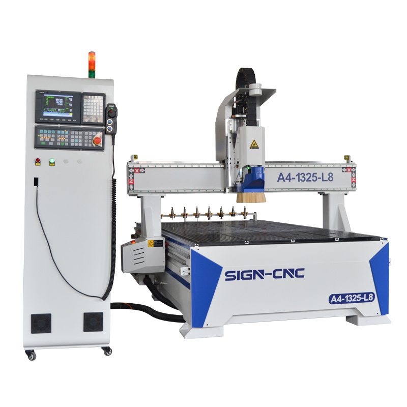 A4-1325-L8 ATC CNC router machine woodworking CNC router