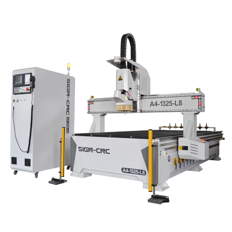 A4-1325-L8 ATC Wood cnc router machine for wood industries