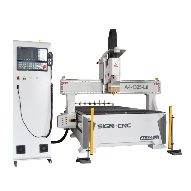 A4-1325-L8 ATC Wood cnc router machine for wood industries